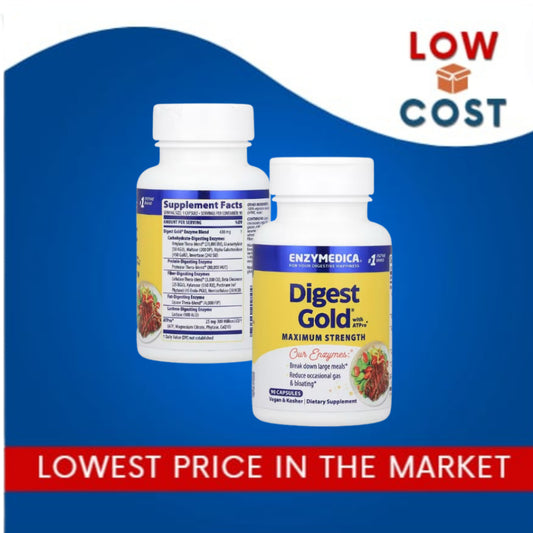 LowCostPh | Enzymedica, Digest Gold® with ATPro®, Maximum Strength, 90 Capsules