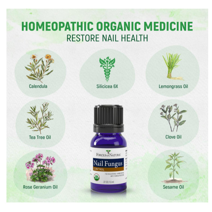 LowCost PH| Forces of Nature, Nail Fungus, Organic Plant Medicine, 0.17 fl oz (5 ml)