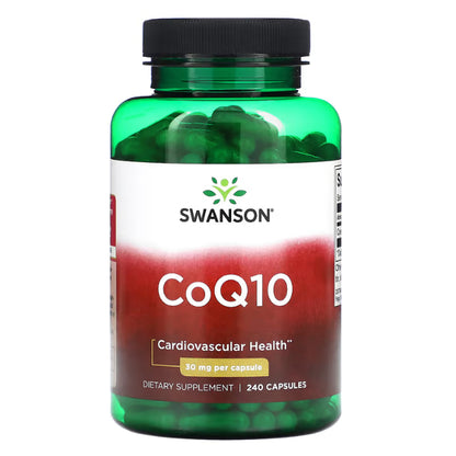 Swanson Ph | Swanson, CoQ10, 10mg, 30mg, 100mg, 120mg, 200mg, w/ Tocotrienols, Cardiovascular Health