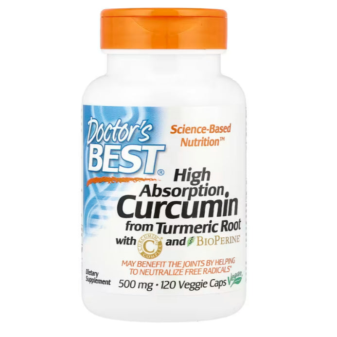 LowCostPH | Doctor's Best Curcumin Phytosome with Meriva, 500 mg, 180 Veggie Caps