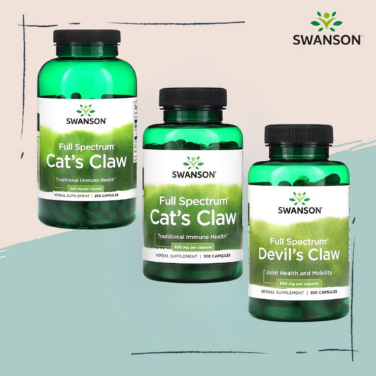 Swanson Ph | Swanson, Full Spectrum Cat's Claw, Devil's Claw, Joint Health, Mobility & Immune Health