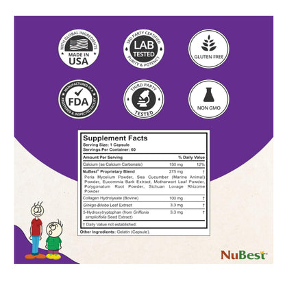 LowCost PH| NuBest Tall Support Bone Strength, Immunity Stronger Bone ,Calcium, Collagen Kid Ages 5+