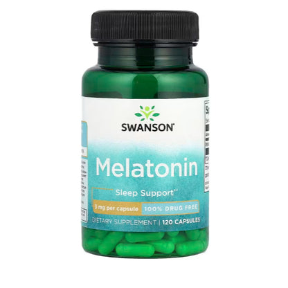 LowCostPh | Swanson, Triple Strength Melatonin, 10 mg, 60 Capsules