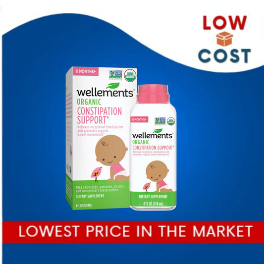 LowCostPh | Wellements Organic Constipation Support | Safe and Gentle Organic Constipation Relief