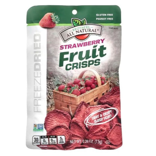 LowCostPh | Brothers-All-Natural, Fruit Crisps, Strawberry, 1Pack, Light & Crispy Sliced Fruit!