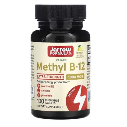 LowCostPh | Methyl B-12, Extra Strength, Lemon, 1,000 mcg, 100 Chewable Cellular Energy Production