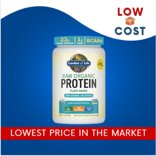 LowCost PH| Garden of Life, RAW Organic Protein, Plant-Based, Unflavored, 19.75 oz (560 g)