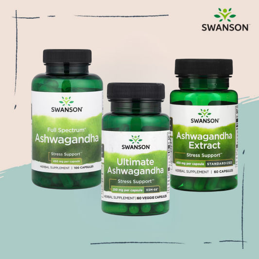 SwanonPh| Swanson, Full Spectrum, Ultimate 250mg, Ashwagandha Extract, 450mg, Capsule Stress Support