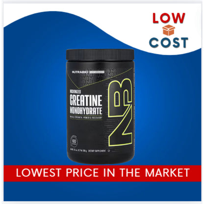 LowCostPH| NutraBio, Micronized Creatine Monohydrate, 10.6 oz (300 g)