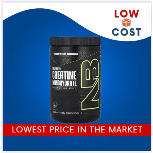 LowCostPH| NutraBio, Micronized Creatine Monohydrate, 10.6 oz (300 g)