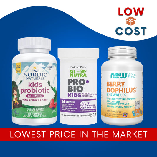 LowCostPH | NOW Foods, Berry Dophilus, Kids, 2 Billion CFU, Extra Strength Berry Dophilus, Chewables