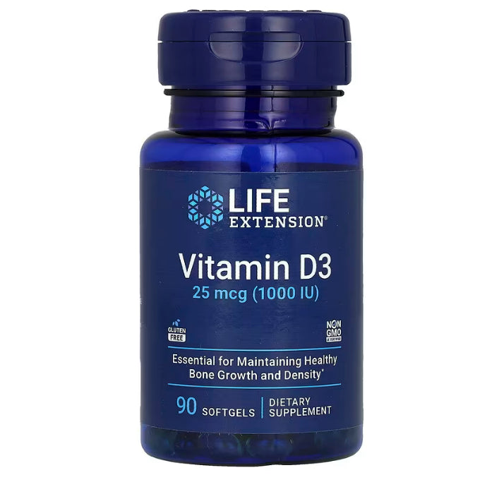 LowCostPH | Life Extension Vitamin D3 125mcg, 175mcg, 25mcg, with Sea iodine