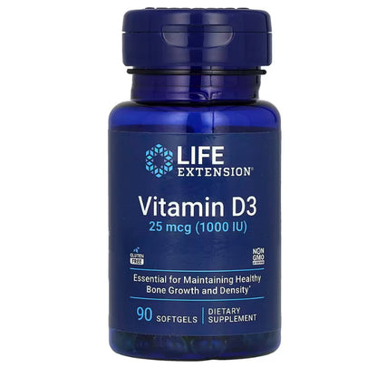 LowCostPH | Life Extension Vitamin D3 125mcg, 175mcg, 25mcg, with Sea iodine