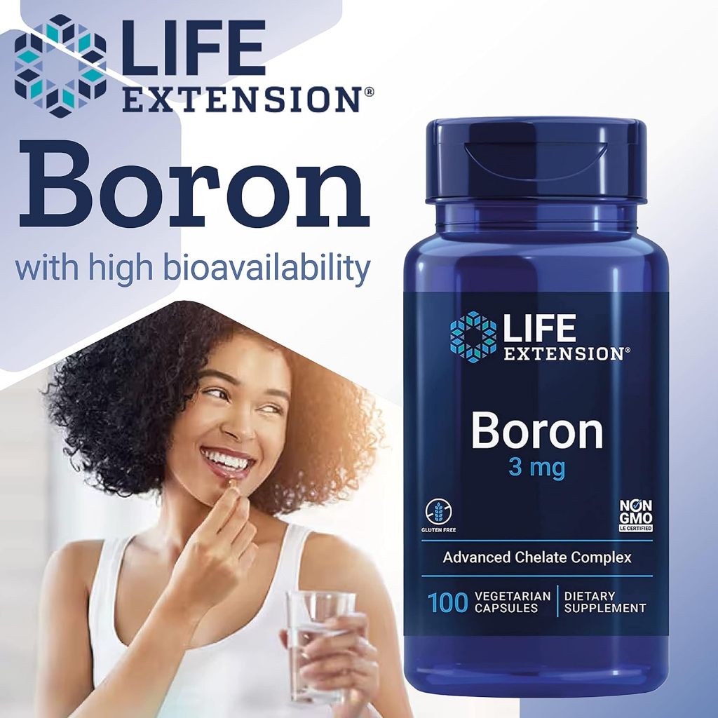 Life Extension, Boron, 3 mg, 100 Vegetarian Capsules