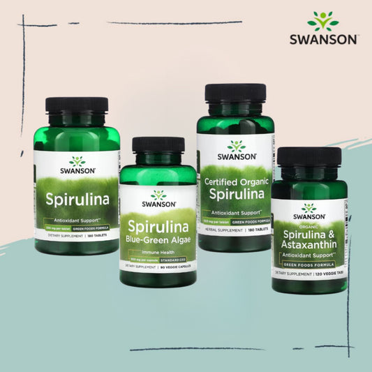 Swanson Ph | Swanson, Spirulina, 500 mg, 180 Tablets. Antioxidant Support Supports Toxin Removal