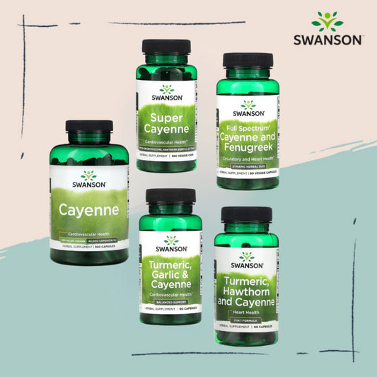 Swanson Ph | Swanson, Turmeric, Garlic,  Fenugreek, Turmeric, Hawthorn, Super Cayenne, Herbal