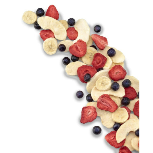Lowcost PH| Freeze Dried Cinnamon Apple Strawberry Banana, Mixed Fruit 28g