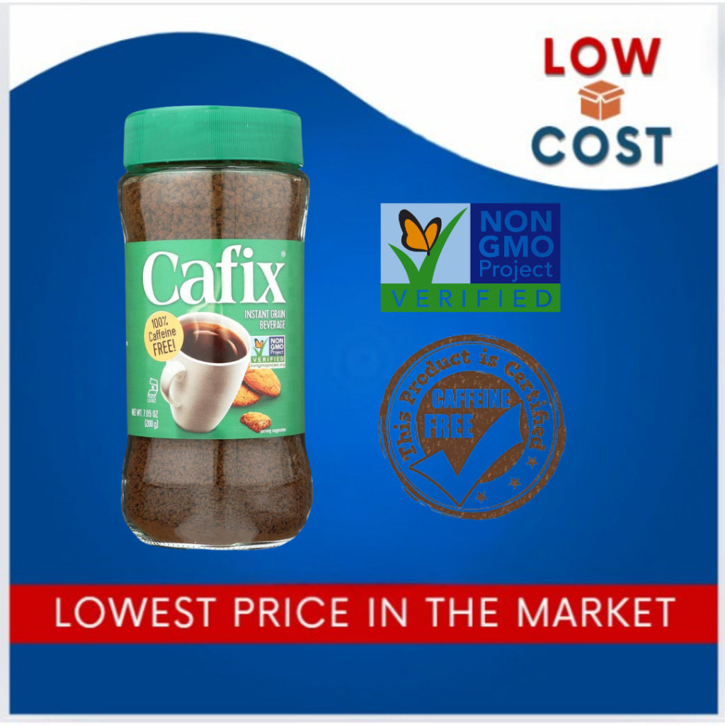 LowCostPh | Cafix Instant Beverage Crystals 200g, Rich in Antioxidants, Caffeine-Free, Low Calorie