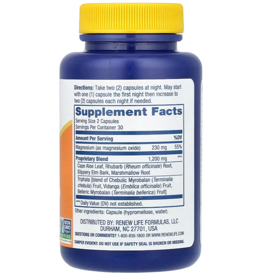 LowCost PH| CleanseMore Overnight Formula Herbs & Magnesium | Gluten Free Non-GMO
