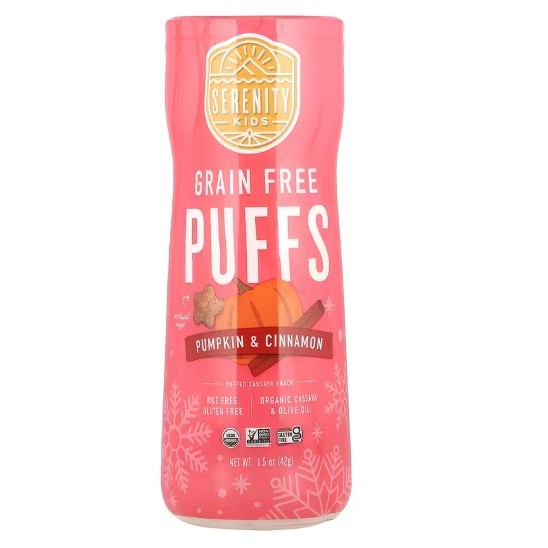 Low Cost Ph | Serenity Kids, Grain Free Puffs, Tomato & Mushroom, 1.5 oz (43 g)