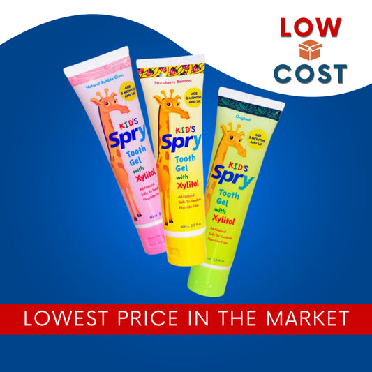 Low Cost Ph | Xlear, Kid's Spry Tooth Gel, with Xylitol, Strawberry Banana, Original, Bubblegum.