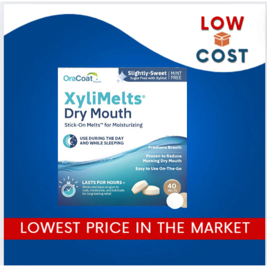 LowCost PH| OraCoat, XyliMelts® Dry Mouth, Slightly-Sweet, 40 Melts