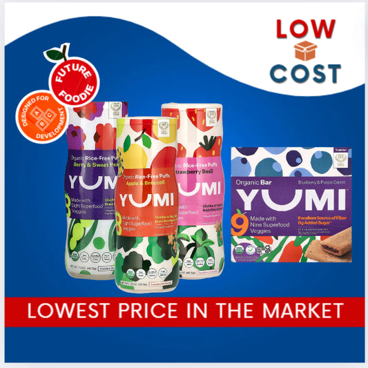 LowCostPH| Yumi, Organic Rice-Free Puffs, 8+ Months, 1.5 oz  Organic Ingredientss Texture for Teethi