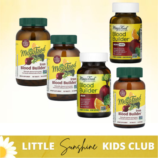 LittleSunshine | MegaFood, Iron Blood Builder, Tablets & Minis, With Nutrients Plus Real Food