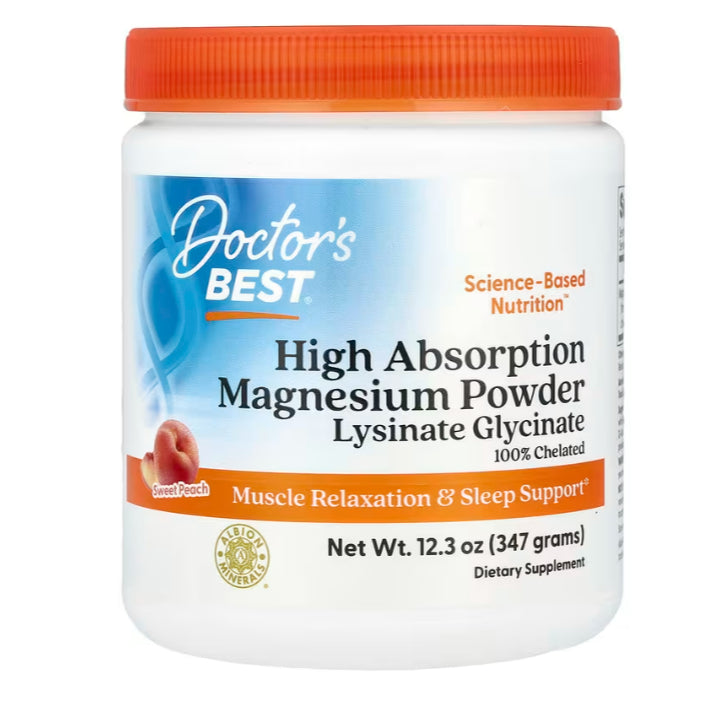 LowCostPH | Doctor's Best, High Absorption Magnesium, 100 mg, 120 | 240 Tablets | Powder, 7.1 oz