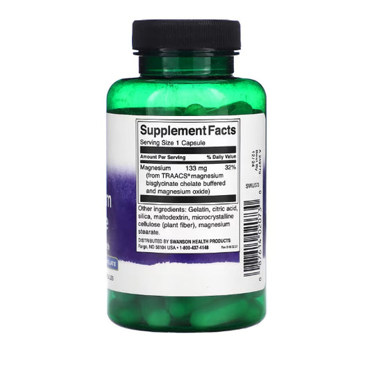 USA Onhand | Swanson, Albion, Magnesium Glycinate, 133 mg ( Muscle and Bone Health )