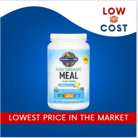 LowCost PH| Garden of Life, RAW Organic Meal, Shake & Meal Replacement, Vanilla Plant-Base Protein