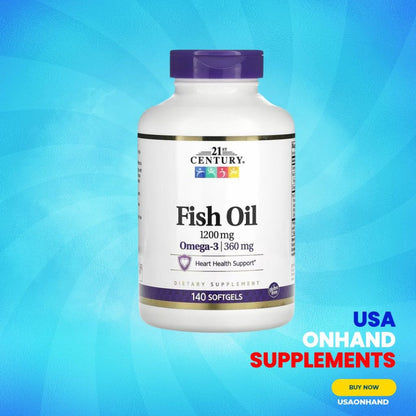 USA Onhand | 21st Century, Fish Oil ( Heart Health Support )