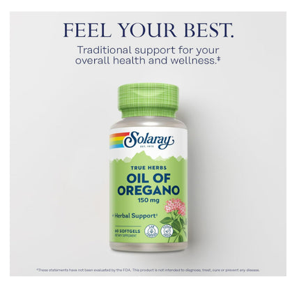 LowCost PH| Solaray, Oil of Oregano, 150 mg, 60 Softgels