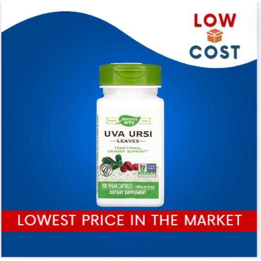 LowCost PH|  Nature's Way, Uva Ursi, Leaves, 1,440 mg, 100 Vegan Capsules (480 mg per Capsule)