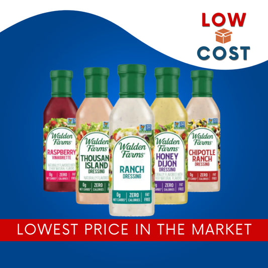 LowCostPH | Walden Farms Asian, Italian, Bleu Cheese, Caesar, Thousand Island Dressing, 12 fl oz