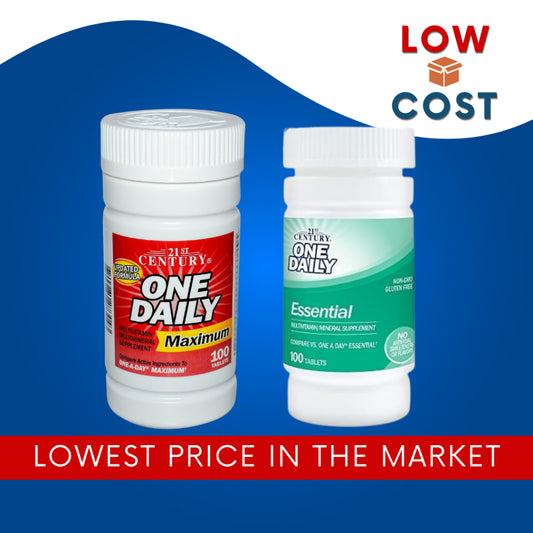 Low Cost PH | One Daily, Maximum, 100 Tablets Multivitamin Multimineral Supplement