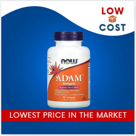 LowCostPh | NOW Foods, ADAM, Superior Men's Multi, 90 Softgels,Gentler and Easier to Swallow