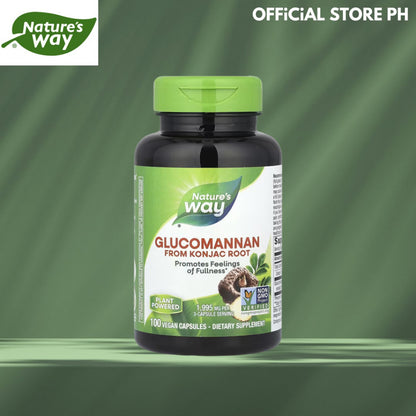 Nature's Way, Glucomannan from Konjac Root, 1,995 mg, 100 Vegan Capsules