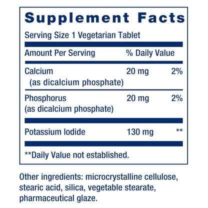 LowCost PH| Life Extension, Potassium Iodide, 130 mg, 14 Vegetarian Tablets