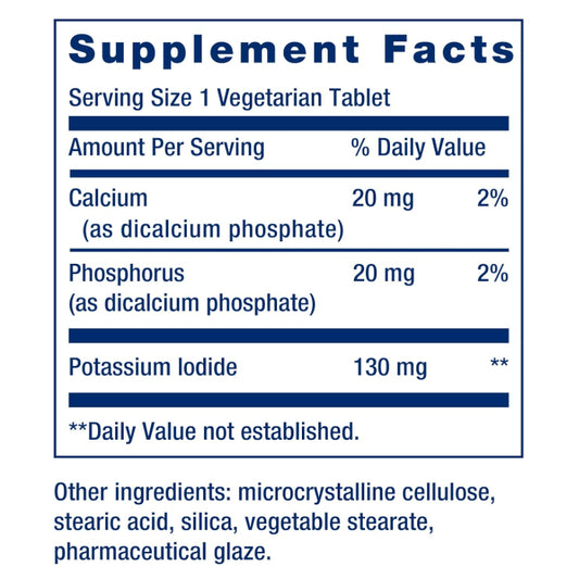 LowCost PH| Life Extension, Potassium Iodide, 130 mg, 14 Vegetarian Tablets