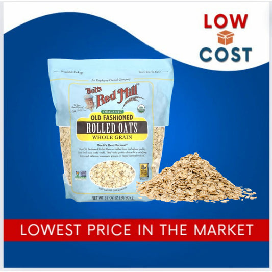 LowCostPh | Bob's Red Mill Organic Old Fashioned Rolled Oats 907g, Non GMO Project Verified