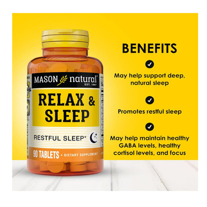 LowCost PH| Mason Natural, Melatonin, 3 mg, 5mg and Sleep Relax for Non-Habit Sleep Suppor