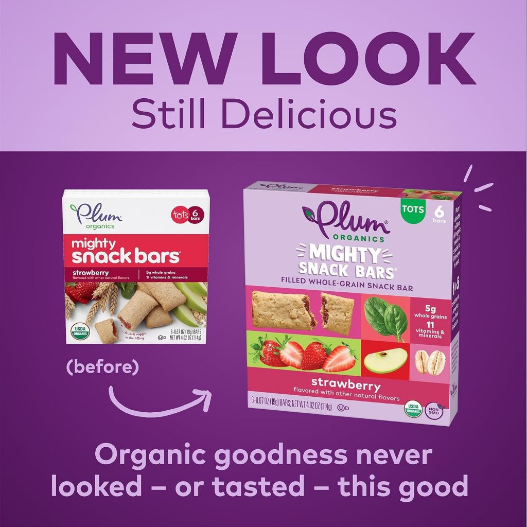 LittleSunshine | Plum Organics, Mighty Snack Bars, Tots, Strawberry, Pumpkin Banana, Blueberry