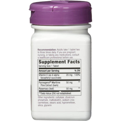 LowCostPh | Nature's Way, Pycnogenol, 50 mg, 30 Vegan Tablets, Cardiovascular Support