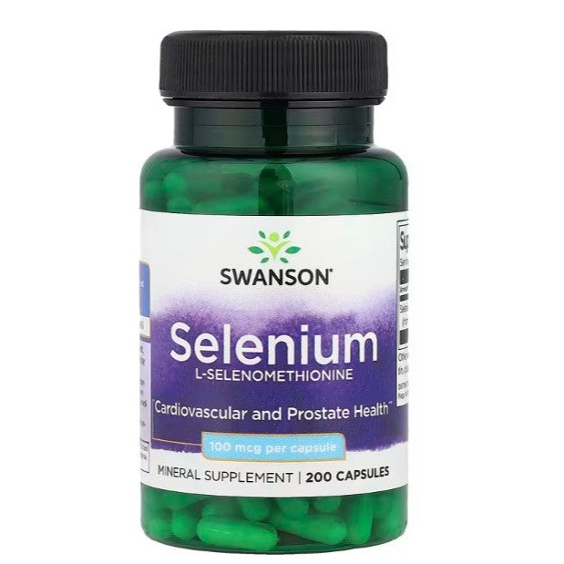 LowCostPH | Swanson, Selenium,L-Selenomethionine, 100 mcg 200 mcg. Cardiovascular & Prostate Health
