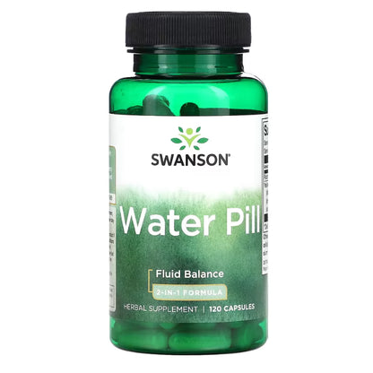 Swanson Ph | Swanson, Water Pills, 2-In-1 Formula, Watercress, 400mg, Supports Fluid Balance