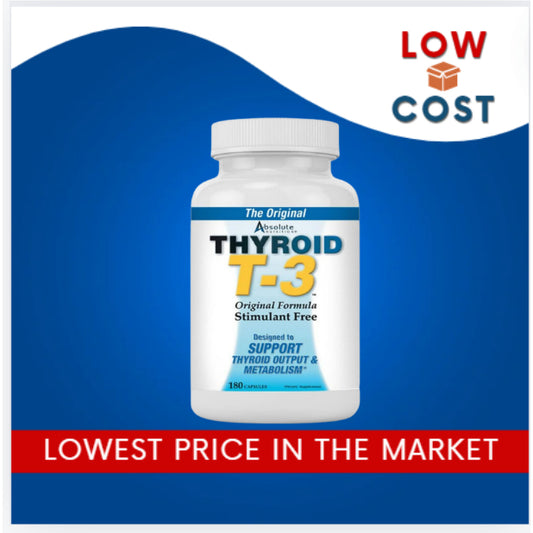 Low Cost PH | Absolute Nutrition Thyroid T-3, Original Formula Boost Thyroid Output & Metabolism