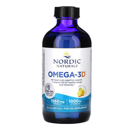 LowCostPh | Nordic Naturals, Omega-3 & Omega-3D Lemon Brain & Cholesterol Level Support