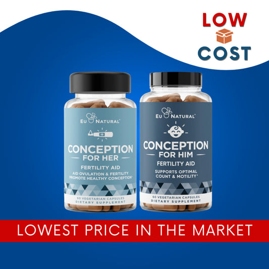 Low Cost PH | Eu Natural, CONCEPTION, Female Fertility Prenatal, 60 Capsules Inositol & Vitex