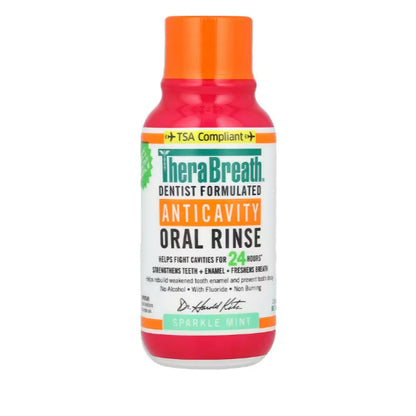 USAOnhand| Ready To Ship TheraBreath, Fresh Breath Oral Rinse, Invigorating Icy Mint, 3 fl oz